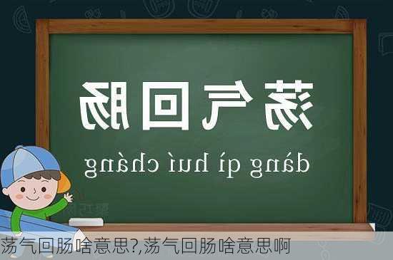 荡气回肠啥意思?,荡气回肠啥意思啊