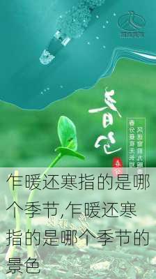 乍暖还寒指的是哪个季节,乍暖还寒指的是哪个季节的景色