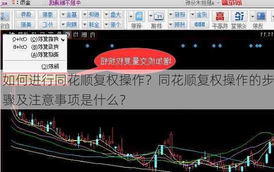 如何进行同花顺复权操作？同花顺复权操作的步骤及注意事项是什么？