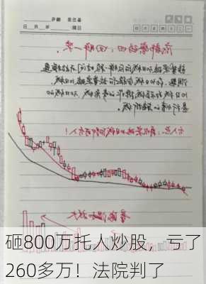 砸800万托人炒股，亏了260多万！法院判了