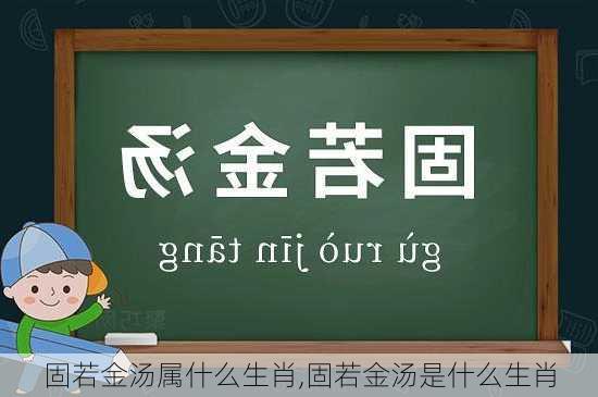 固若金汤属什么生肖,固若金汤是什么生肖