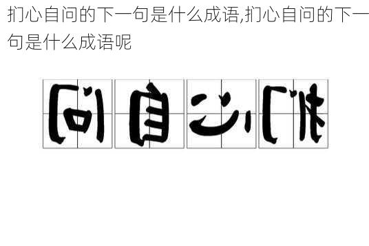 扪心自问的下一句是什么成语,扪心自问的下一句是什么成语呢