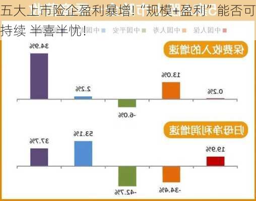 五大上市险企盈利暴增!“规模+盈利”能否可持续 半喜半忧！