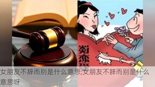 女朋友不辞而别是什么意思,女朋友不辞而别是什么意思呀