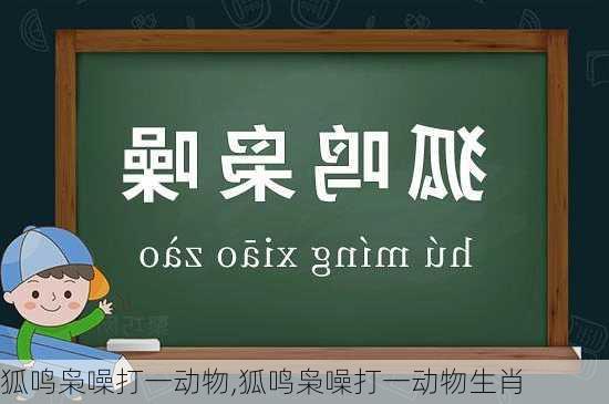 狐鸣枭噪打一动物,狐鸣枭噪打一动物生肖