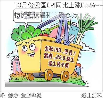 10月份我国CPI同比上涨0.3%——物价延续温和上涨态势