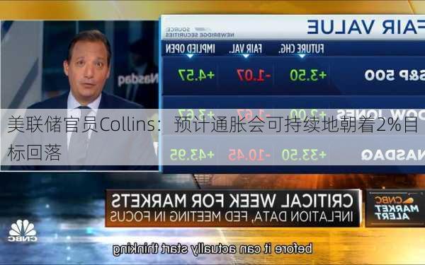 美联储官员Collins：预计通胀会可持续地朝着2%目标回落