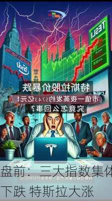 盘前：三大指数集体下跌 特斯拉大涨