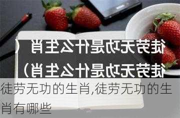 徒劳无功的生肖,徒劳无功的生肖有哪些