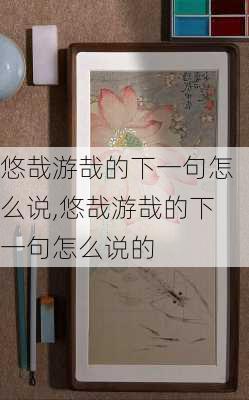 悠哉游哉的下一句怎么说,悠哉游哉的下一句怎么说的