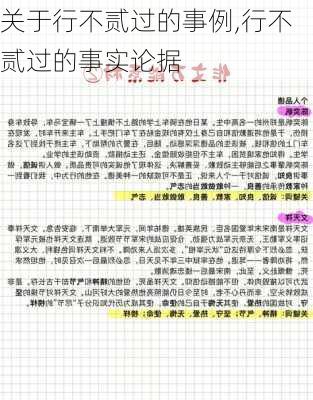 关于行不贰过的事例,行不贰过的事实论据