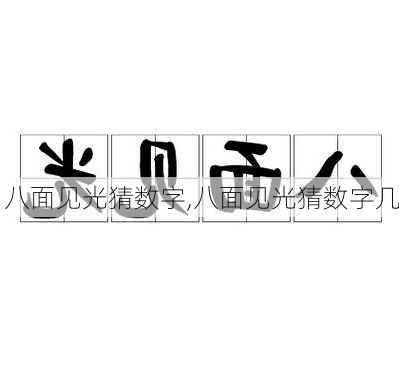 八面见光猜数字,八面见光猜数字几