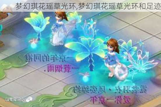 梦幻琪花瑶草光环,梦幻琪花瑶草光环和足迹